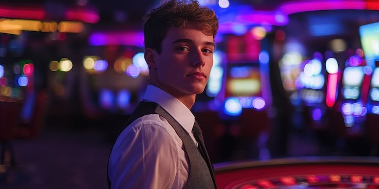Roulette — inside and outside bet coverage Roulette wheel spinning with betting layout overlay